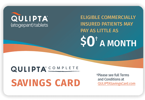 QULIPTA™ (atogepant) Complete Savings Card