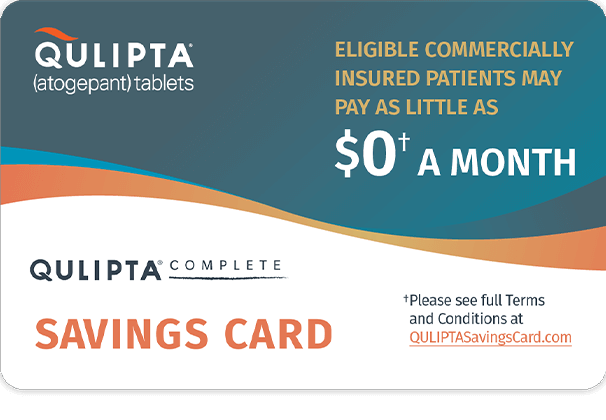 QULIPTA® savings card